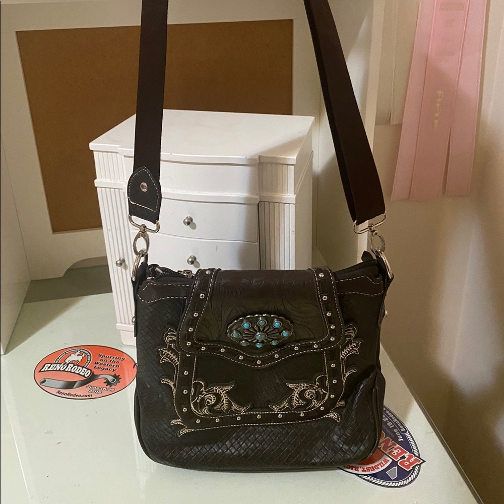 Western crossbody purse